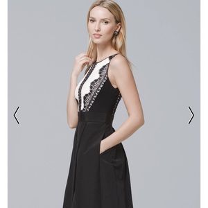 WHBM Tuxedo Dress